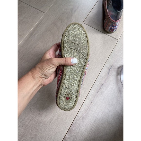 Skechers TAN Women BOBS PLUSH-LIL FOX Alpargata us 8.5 flats slip ons sneakers - Picture 9 of 9